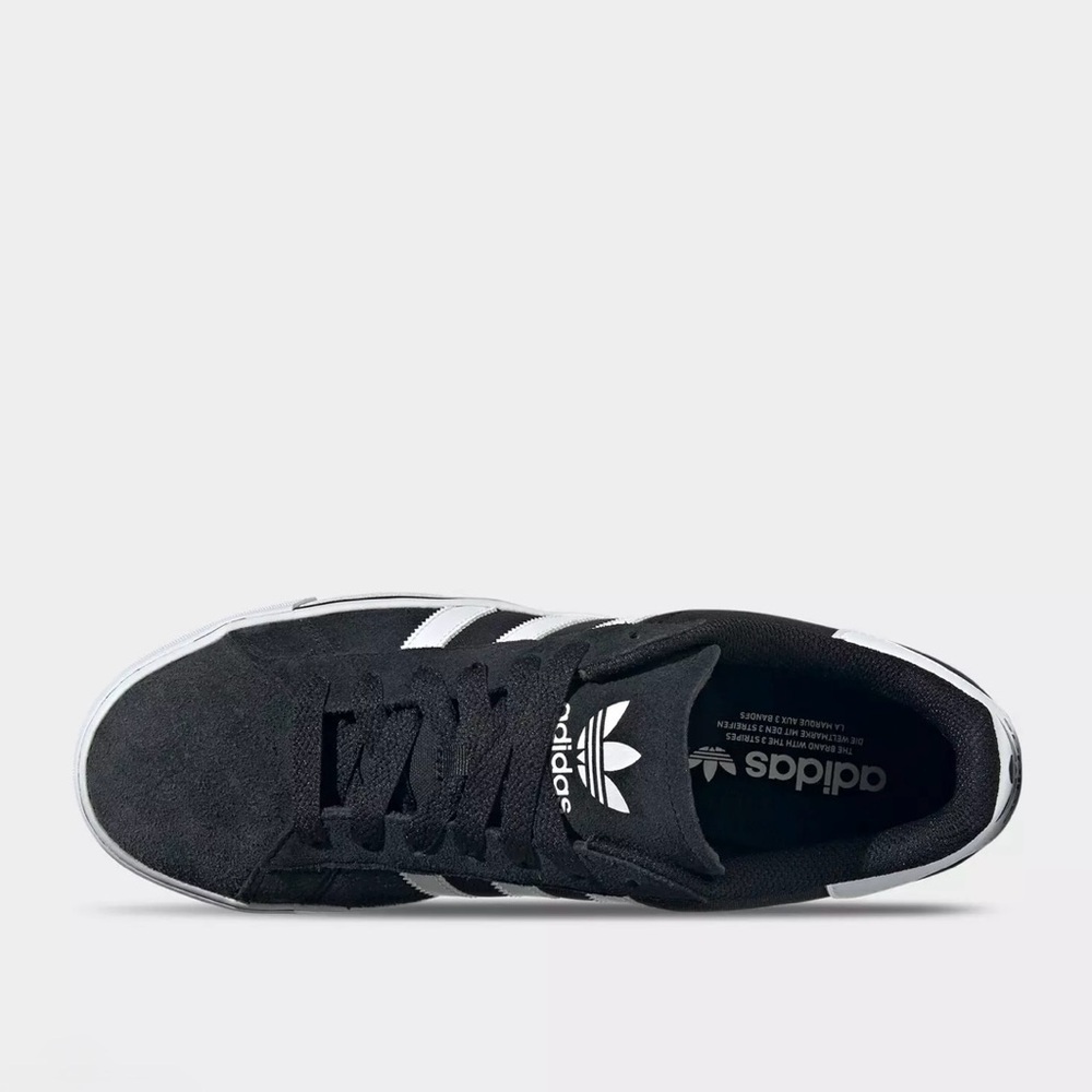 adidas Originals Campus Vulcanized Casual Shoes in Black/White/Gum NIB - Picture 8 of 9